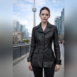 1987 ViNTAGE • NORTH Bound Leather • Celebrity Designer Mint Condition Size XS